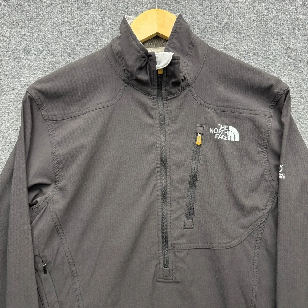 The North Face Flight Series Apex Quarter Zip Mens S Grey Long‎ Sleeve Outdoor